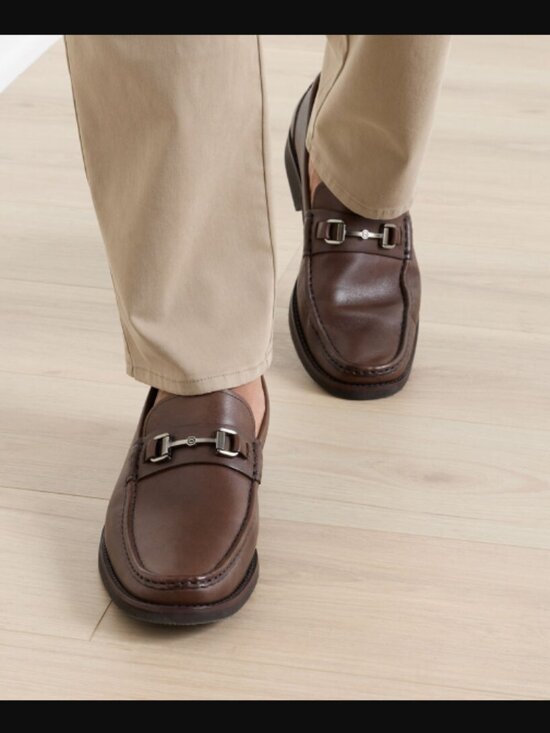 Peter Millar Leather Bit Loafers Shoes Shade Brown Size 8 Retail Price $255.00 main image 13